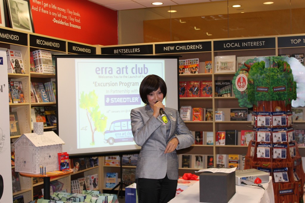 Erra officiates the launch with her welcoming_ speech