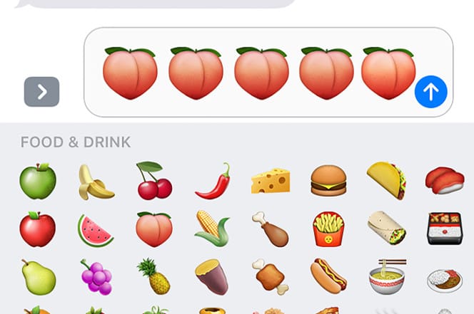 Sexters Are Happy As Apple Brings Back The Original Peach Butt Emoji