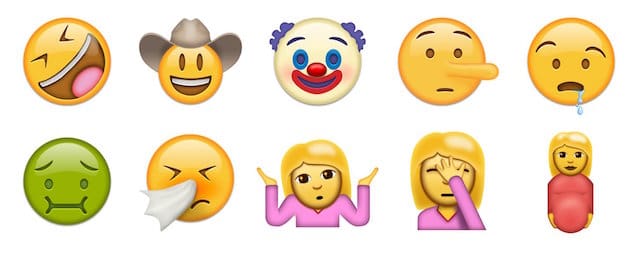 unicode 9 faces emojipedia sample images