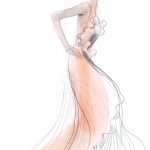 Illustration of BIONIC Pleated Gown