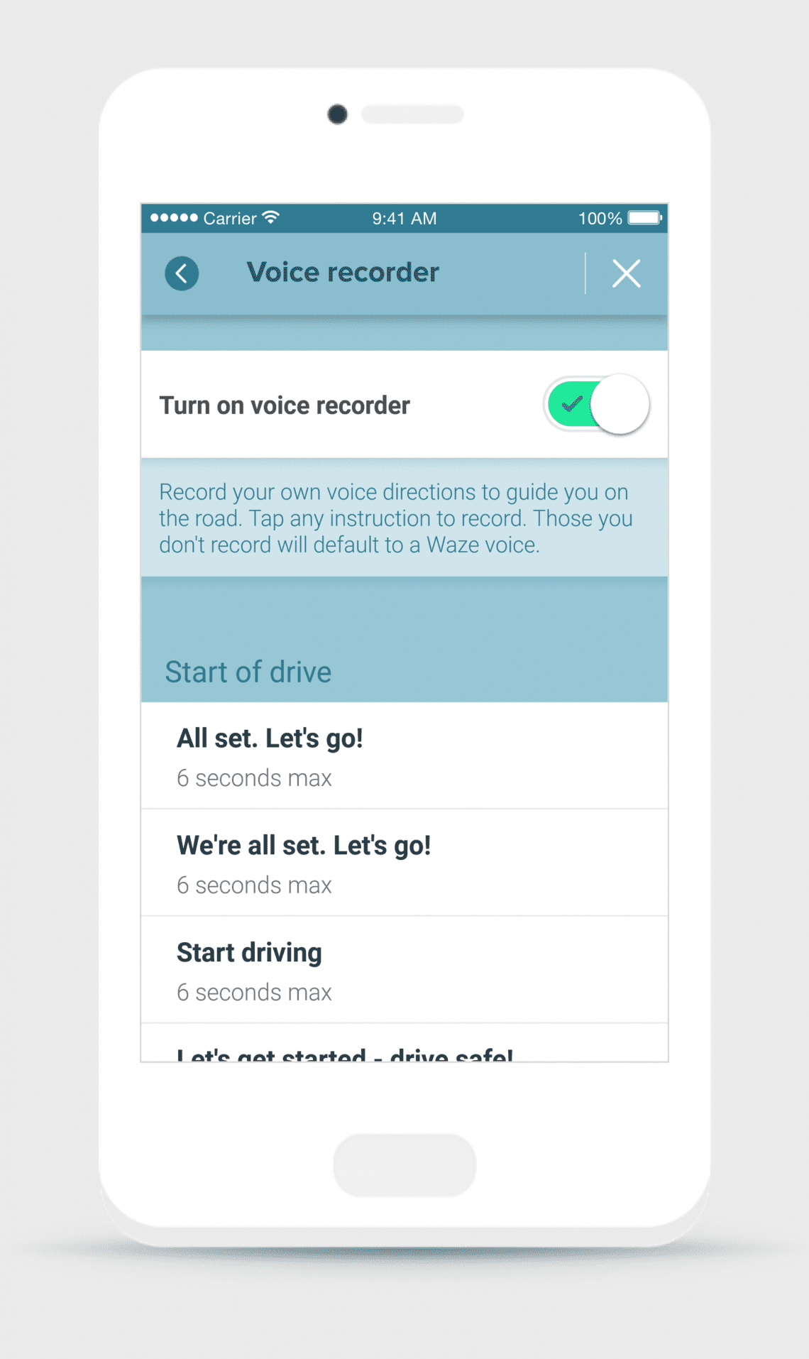 personalized record your voice message