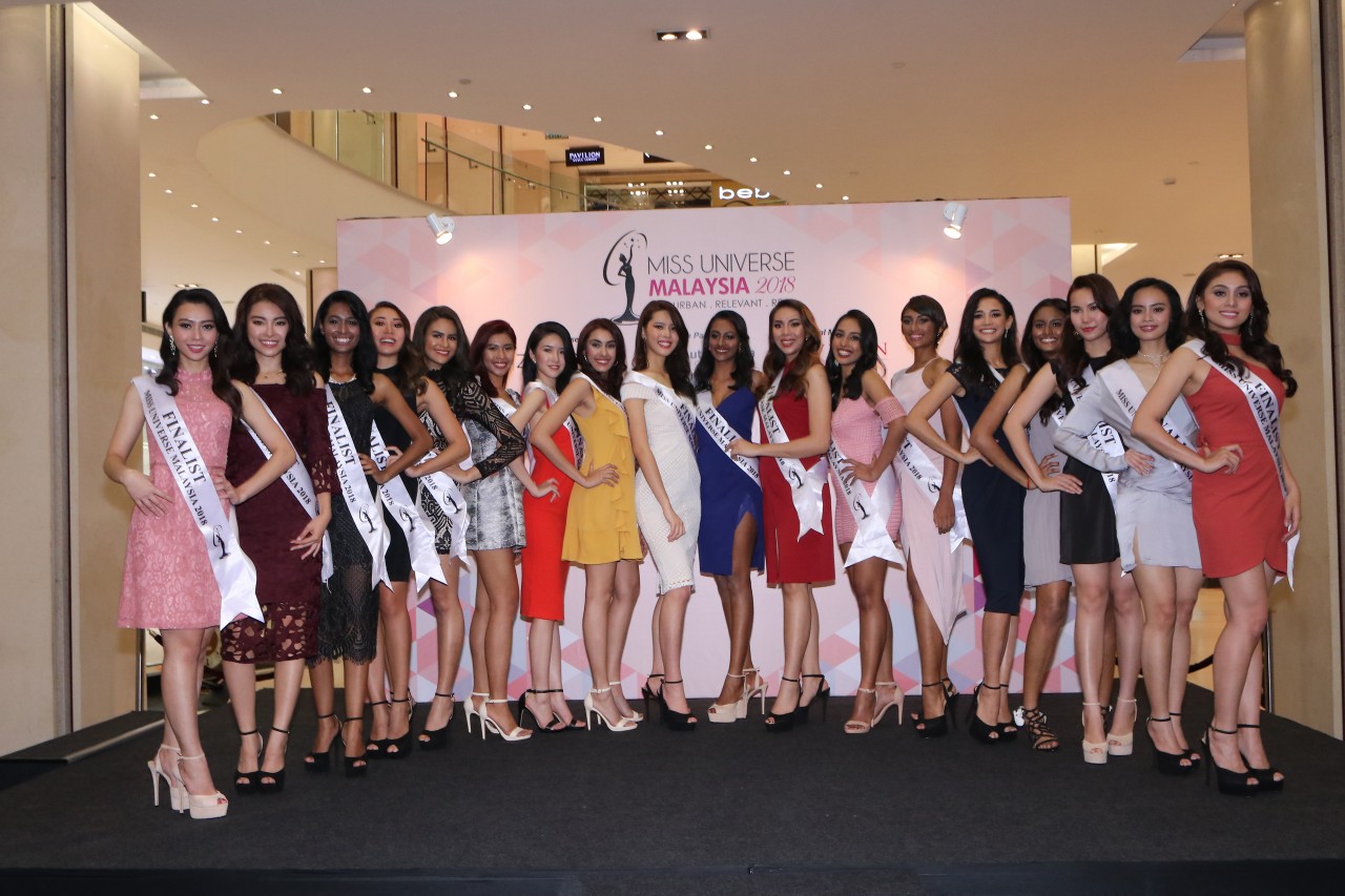 Top 18 Finalists of Miss Universe Malaysia 2018