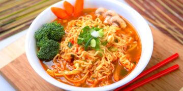 "Spicy Ramen, Korean Noodles"