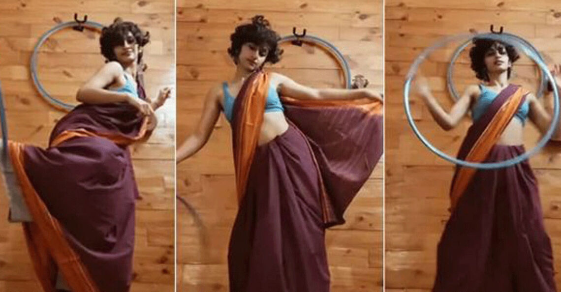 This Epic Hula Hoop Dance In Saree Has Gone Insanely Viral Lipstiq Com