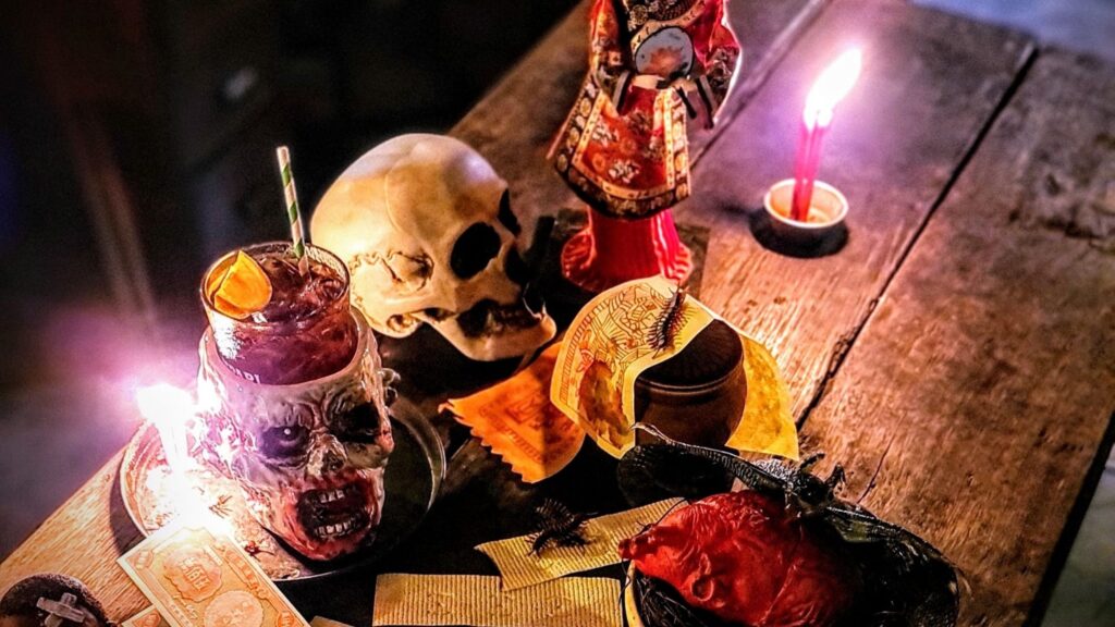 Ritual cocktails at The Deceased