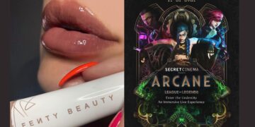 instagram.com/fentybeauty (left) & twitter.com/arcaneshow (right)