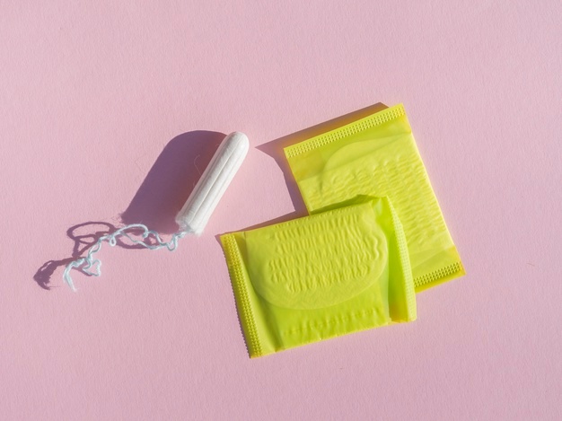tampon pads wrapping yellow plastic 23 2148381611
