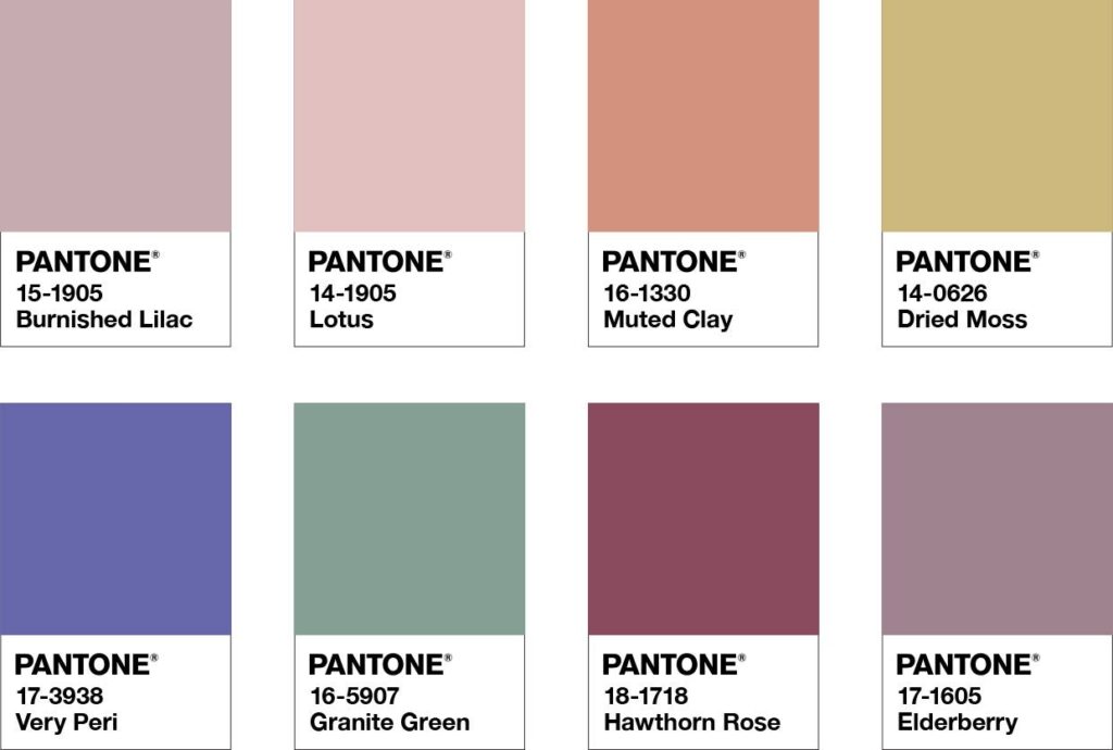pantone color of the year 2022 palette balancing act