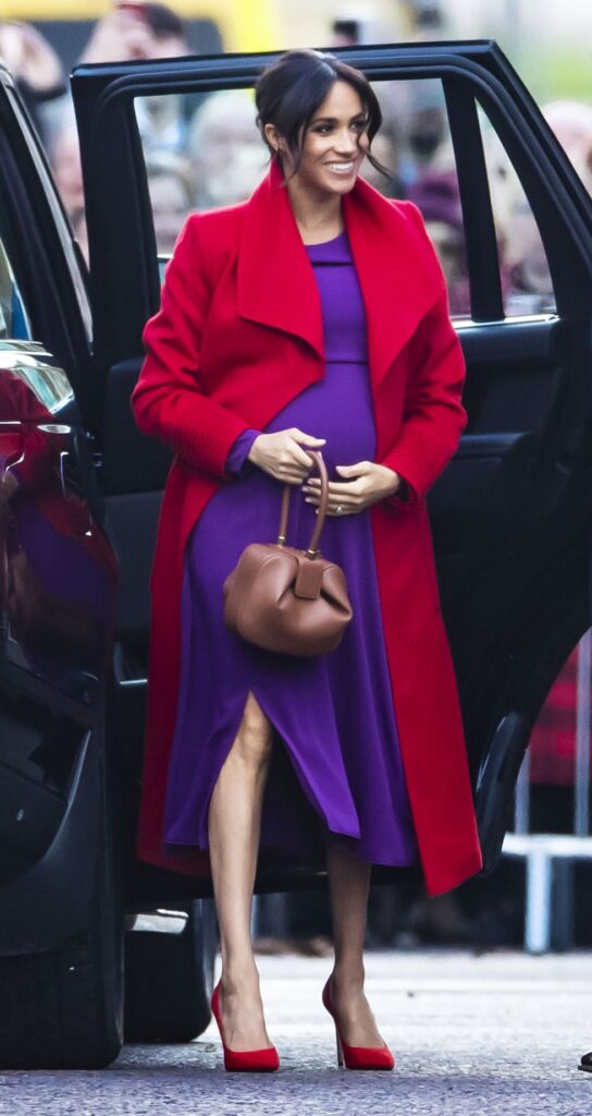hbz meghan markle maternity style 2019 01 gettyimages 1082213238