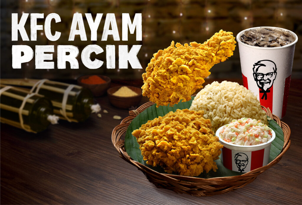 Photo 1a with background KFC Ayam Percik 2pcs