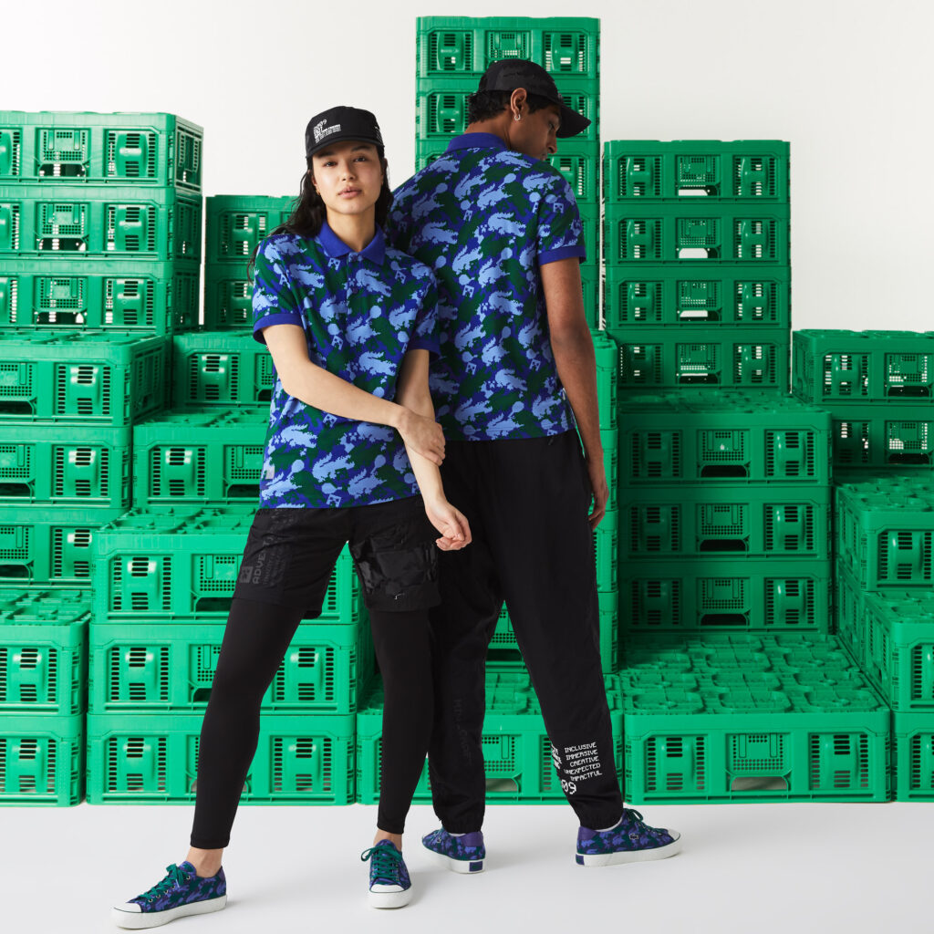 Unisex Lacoste x Minecraft Print Organic Cotton T-Shirt