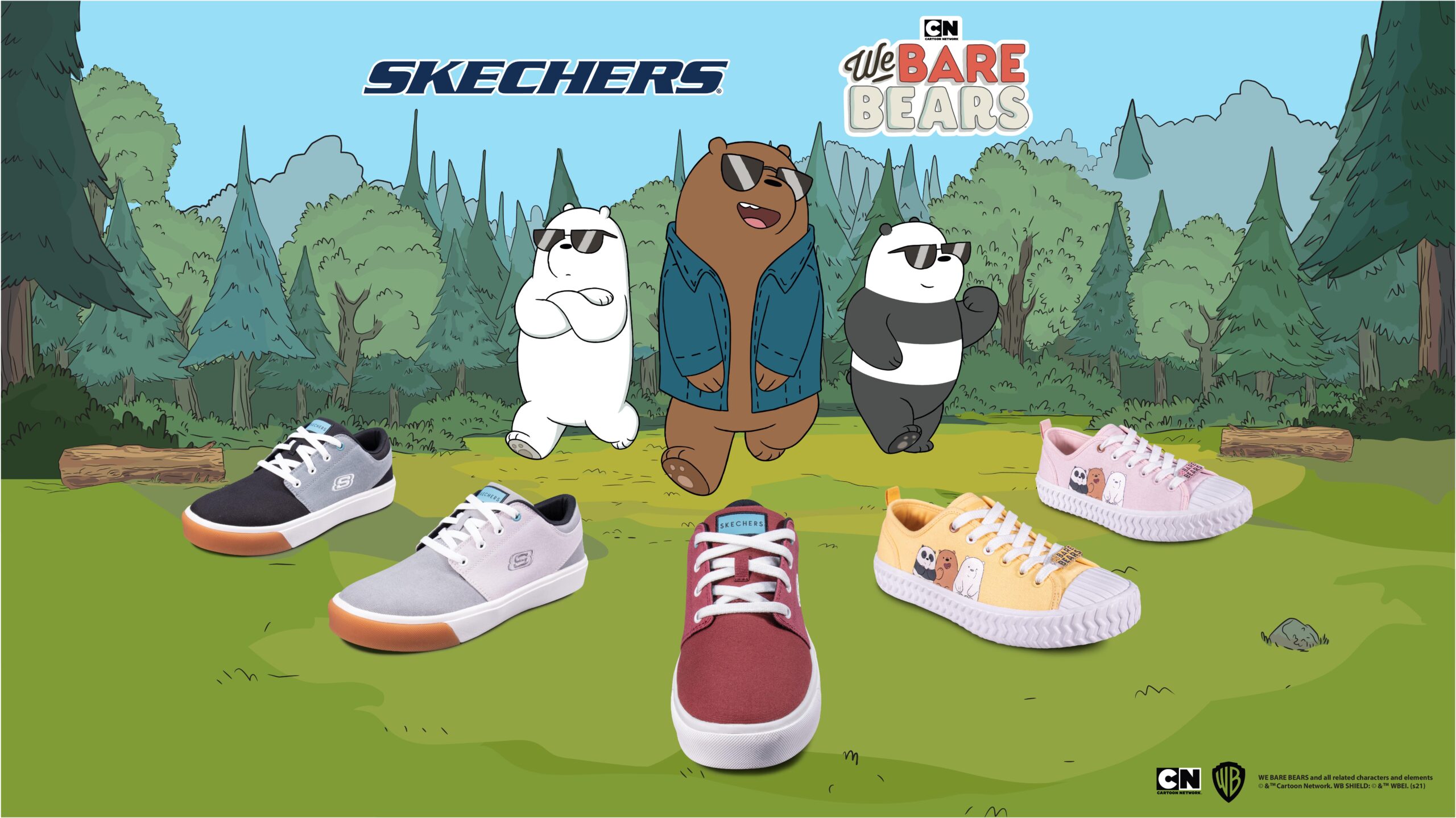 Skechers x We Bare Bears Collection 2022