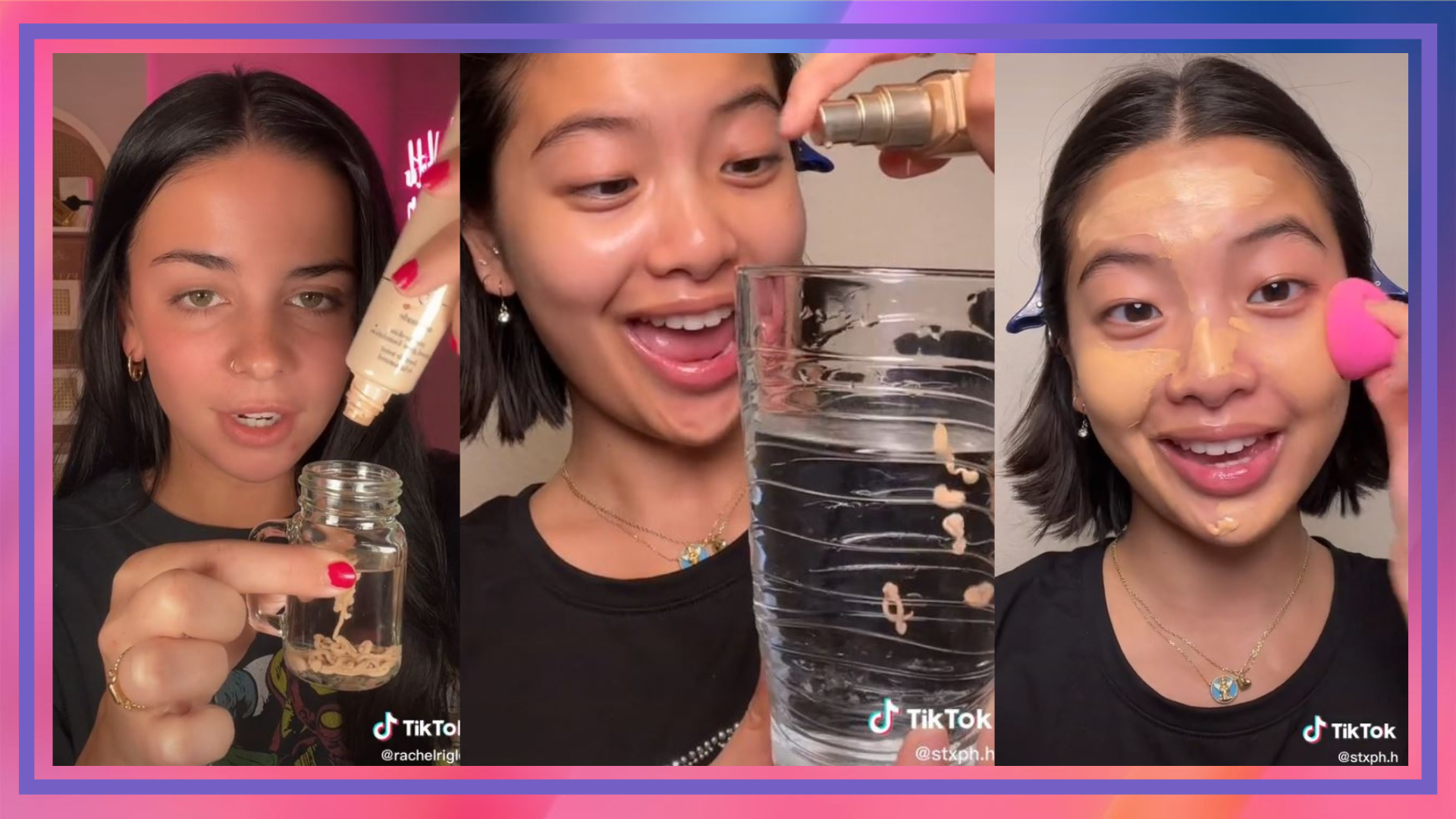 Does TikTok's 'Foundation In Water' Hack Create A Non-Transfer Base? –