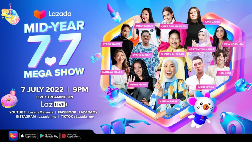 Lazada 7.7 Mega Show