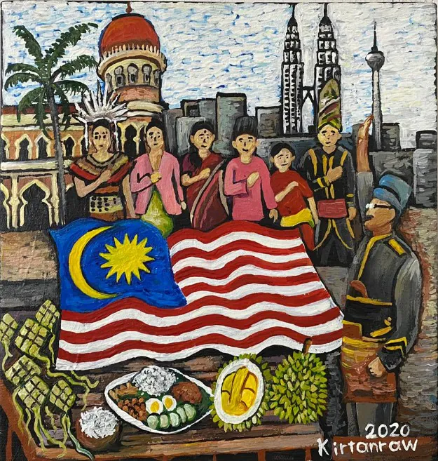 Merdeka-themed Artwork By Kirtanraw